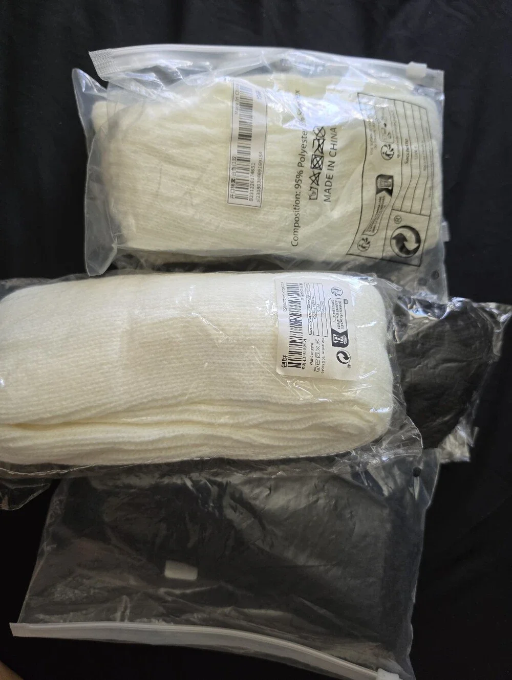 Cream Ribbed Legwarmers - Comfortable Slouchy Layering Accessory